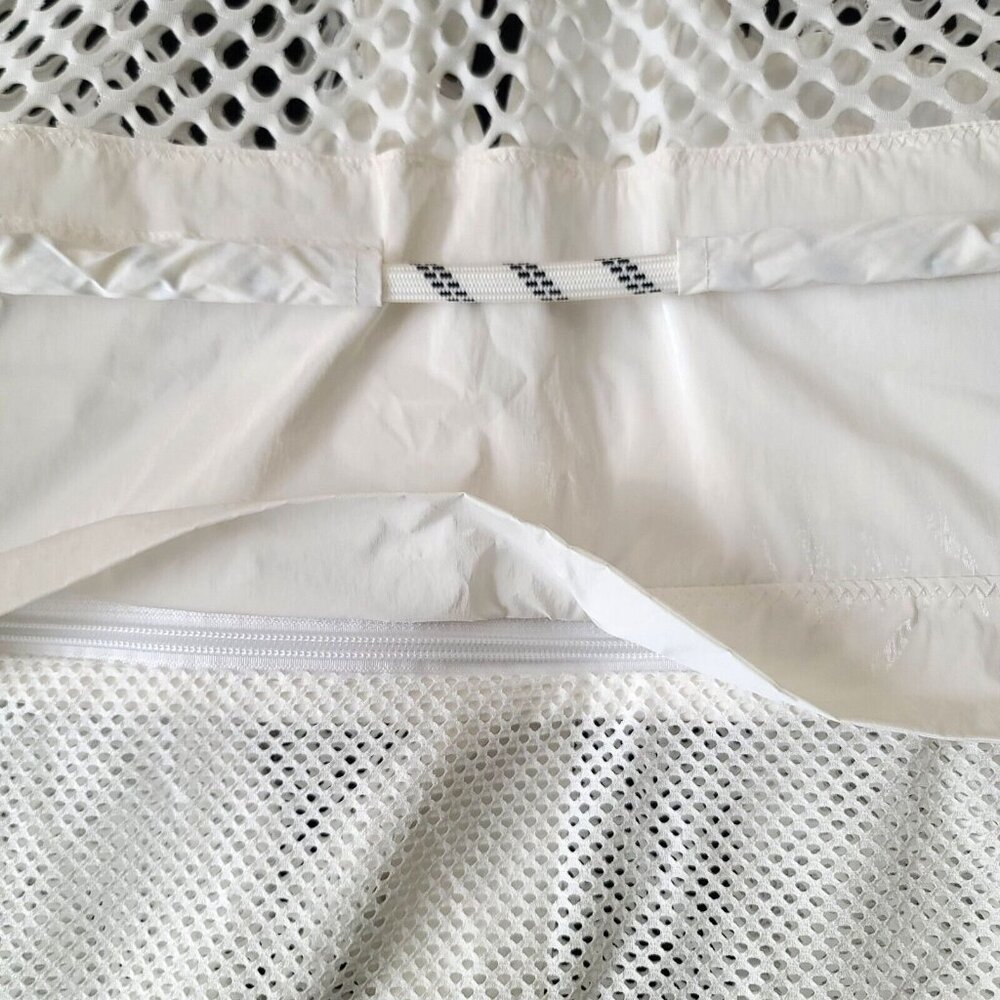 Free People FP Movement Under The Sea Mesh Maxi Parka XS Convertible White NWT - Picture 9 of 10